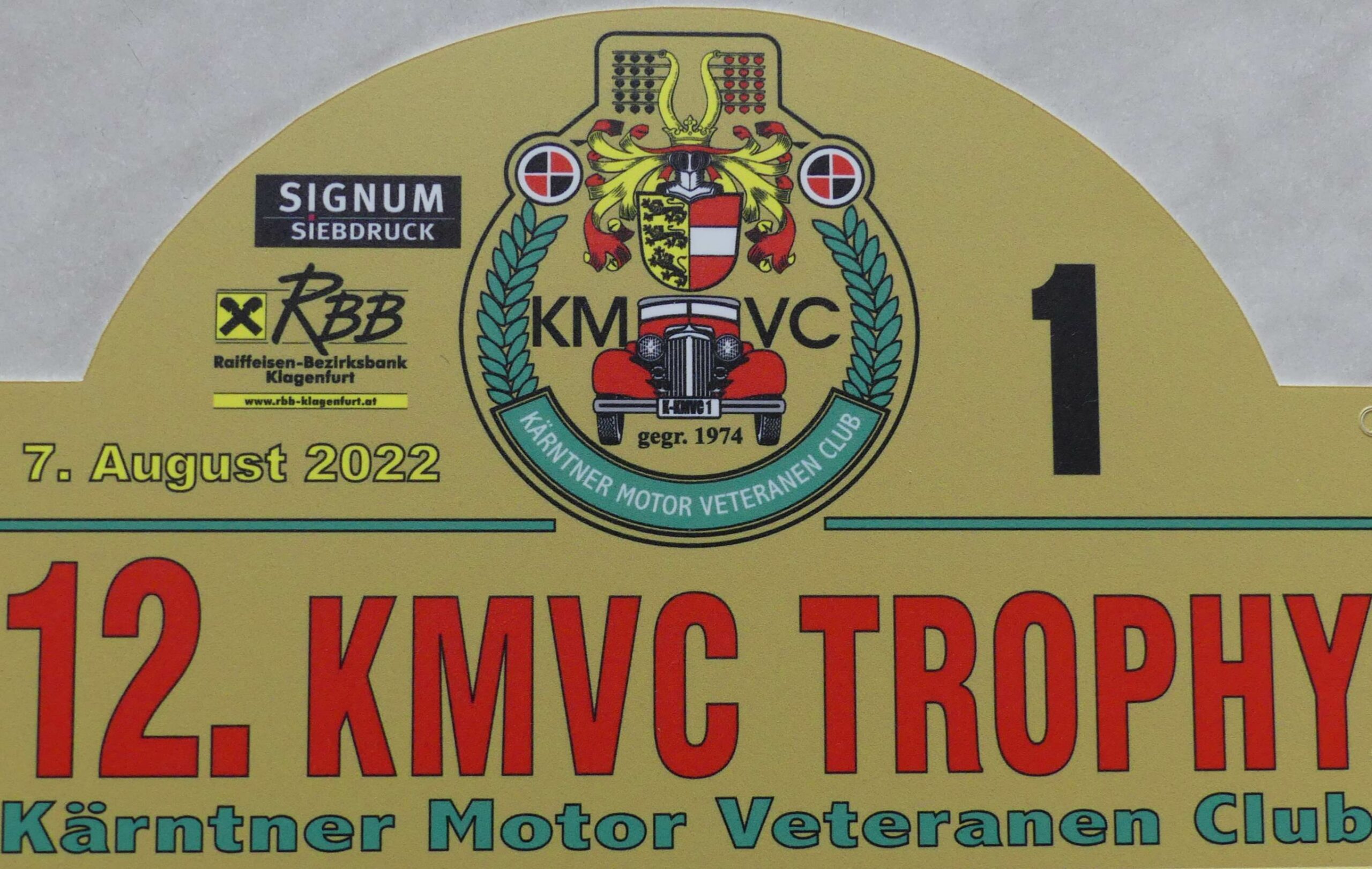 12. KMVC- Oldtimer – Trophy<br>07. August 2022